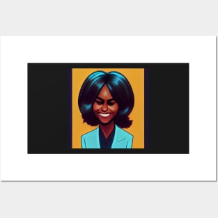 Michelle Obama | Comics Style Posters and Art